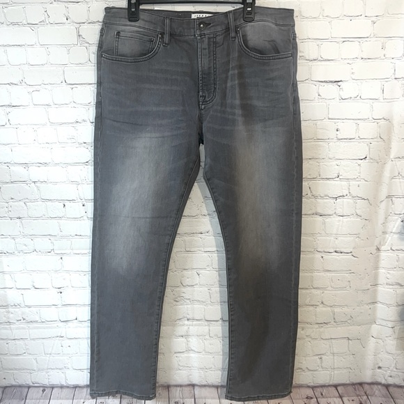 JOSEPH ABBOUD haze gray slim cotton blend jeans. Distressed. NWT … - Picture 1 of 8